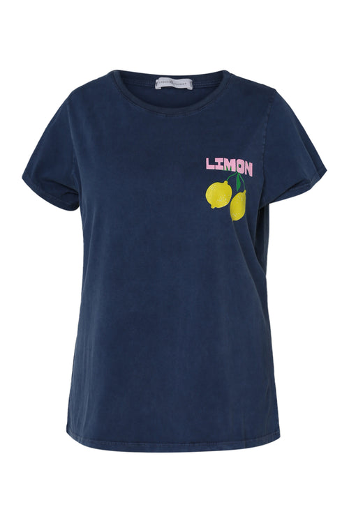 T-shirt aus Baumwolle mit Zitronenprint-Paprika-10