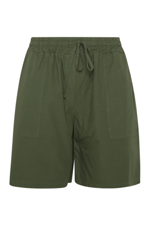 Einfarbige Baumwollshorts-Paprika-10