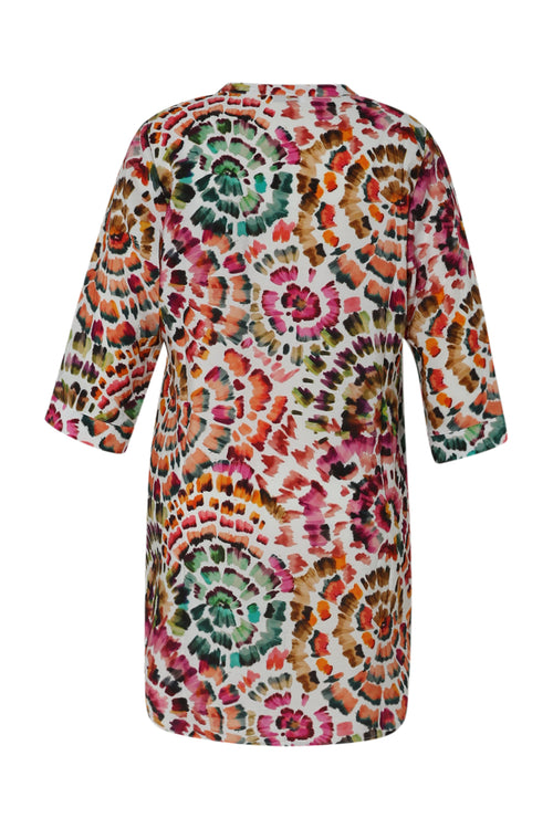 Chemise longue en viscose-Paprika-11