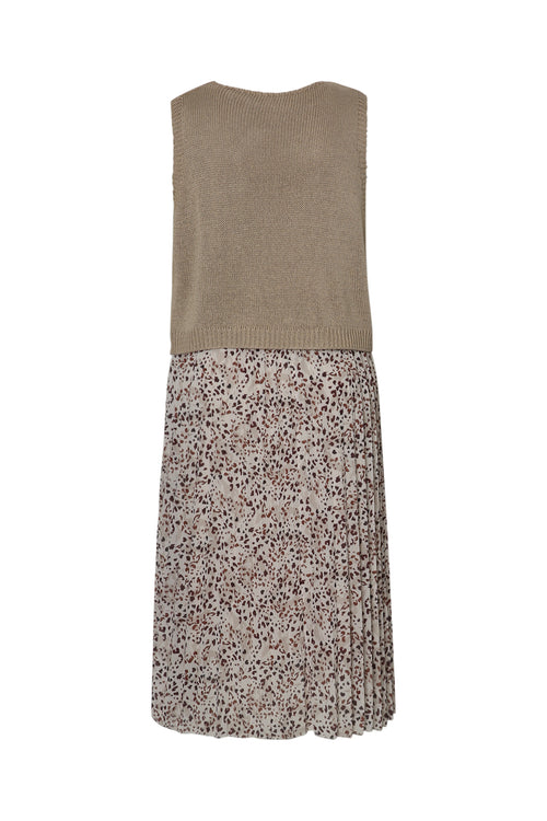 Leopard-Print 2-in-1 Kleid-Paprika-11