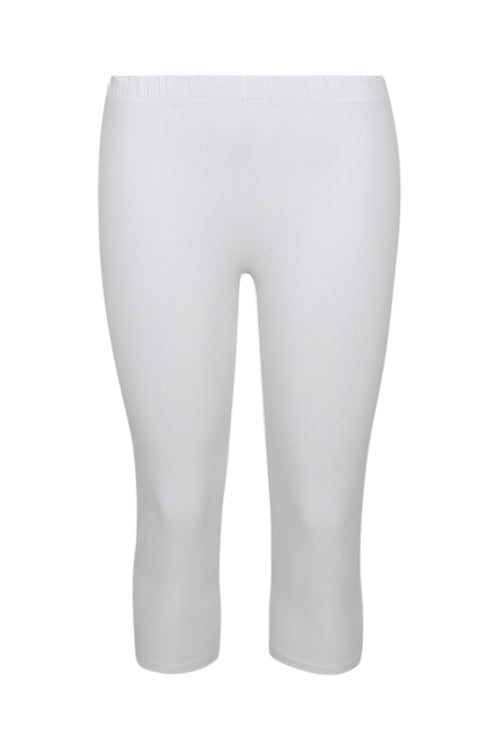 Legging aus einfarbigem Baumwollstoff-Paprika-10