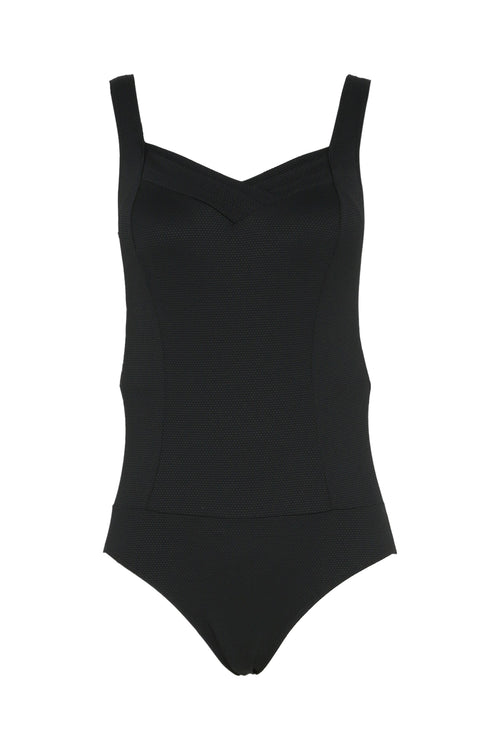 Maillot uni en nid d