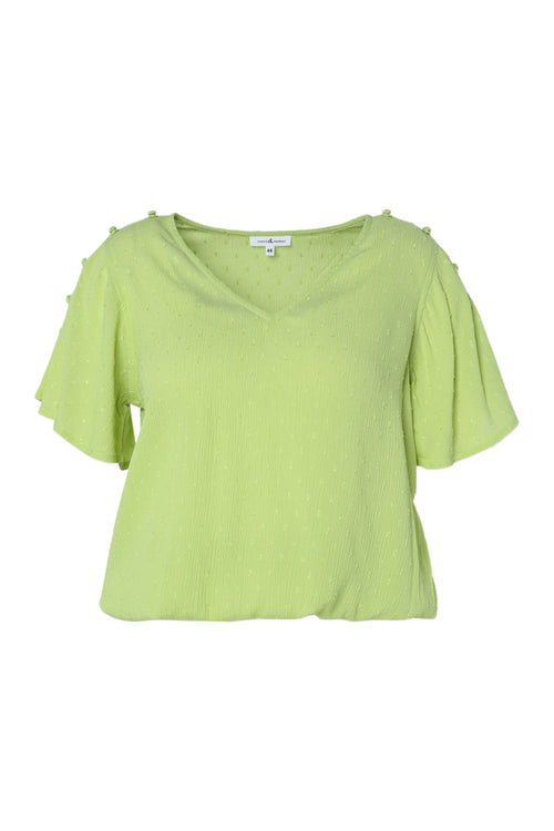 Einfarbige Viskosebluse-Paprika-10