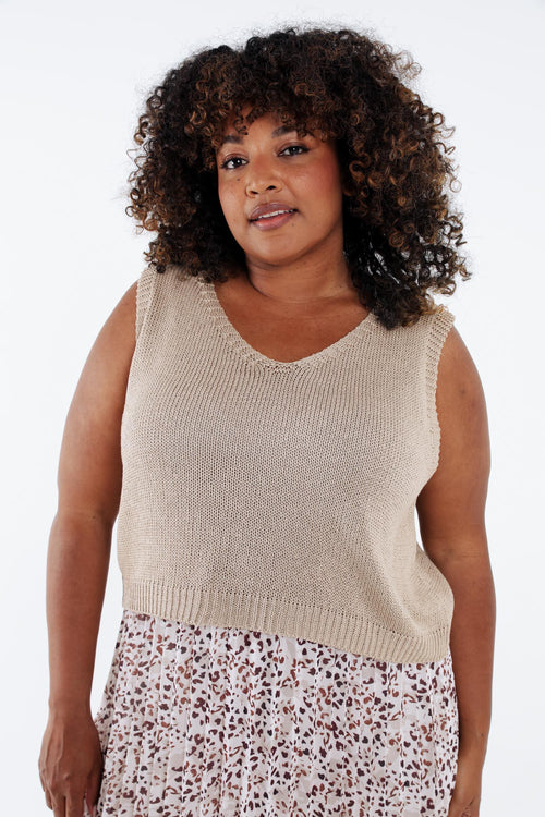 Leopard-Print 2-in-1 Kleid-Paprika-5