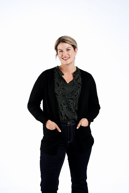 Uni-Viscose-Strickjacke-Paprika-1