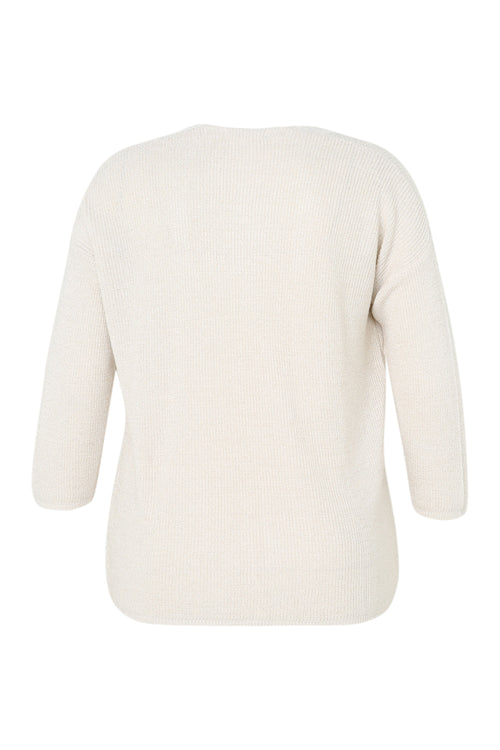 Kurzer, unifarbener Cardigan aus Viskose mit Lurex-Paprika-11