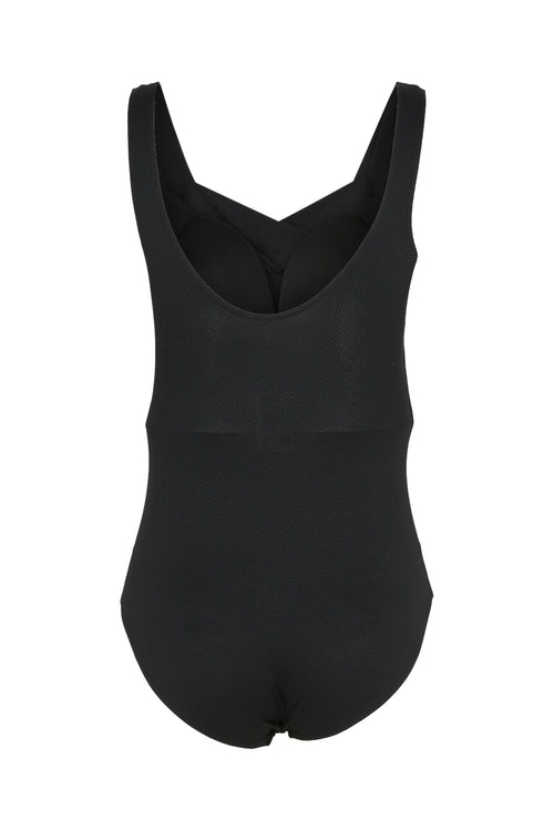 Maillot uni en nid d