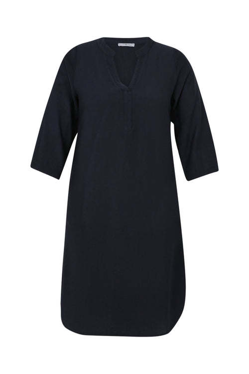Einfarbiges Tunika-Kleid-Paprika-10