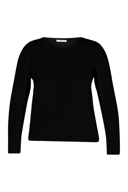 Unifarbenes Viskose-T-Shirt-Paprika-11