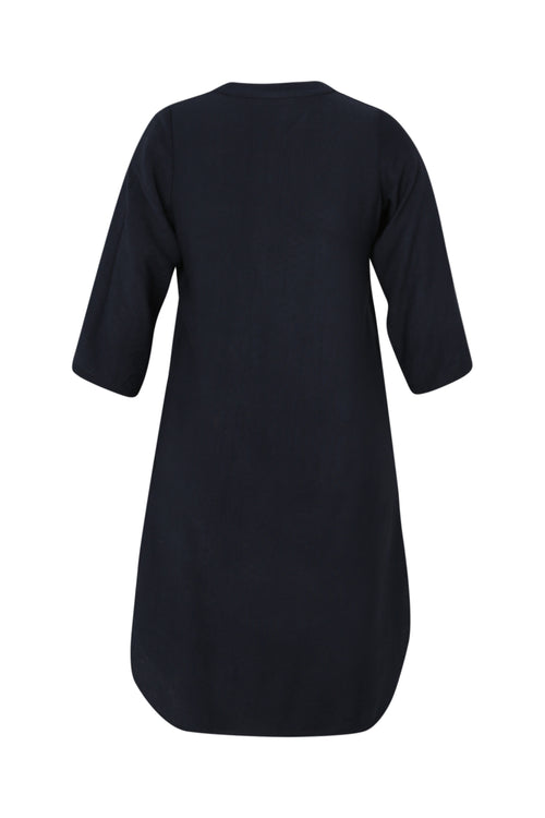 Einfarbiges Tunika-Kleid-Paprika-11
