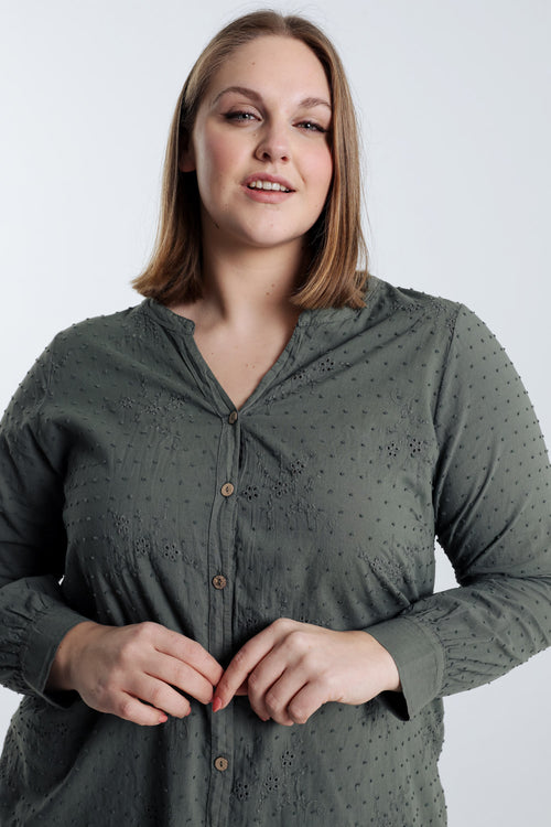 Baumwollbluse mit Stickereien     -Paprika-5