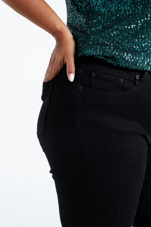 Gerade geschnittene Jeans „Mia“ L32 mit 5 Taschen-Paprika-6