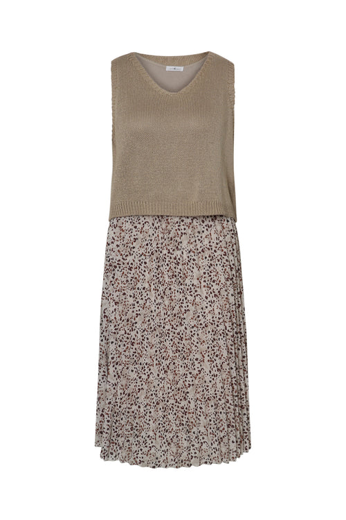 Leopard-Print 2-in-1 Kleid-Paprika-10