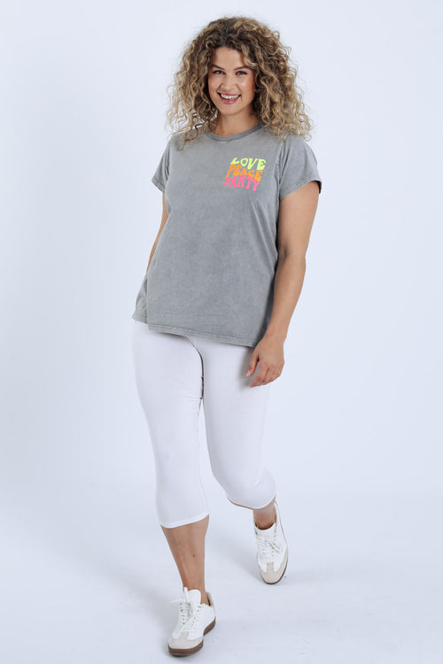 Legging aus einfarbigem Baumwollstoff-Paprika-7