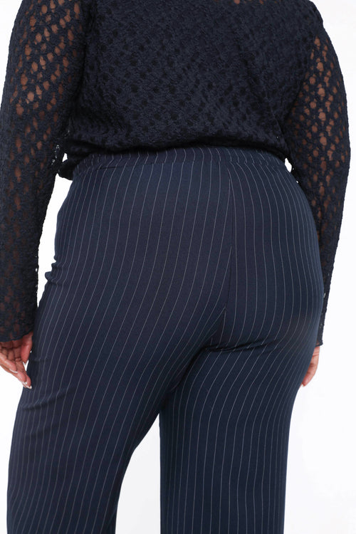 Gestreifte weite Hose-Paprika-6