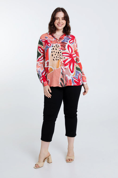 Chemise en coton-Paprika-7