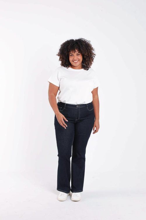 Bootcut-Jeans „Lara“ L34-Paprika-8