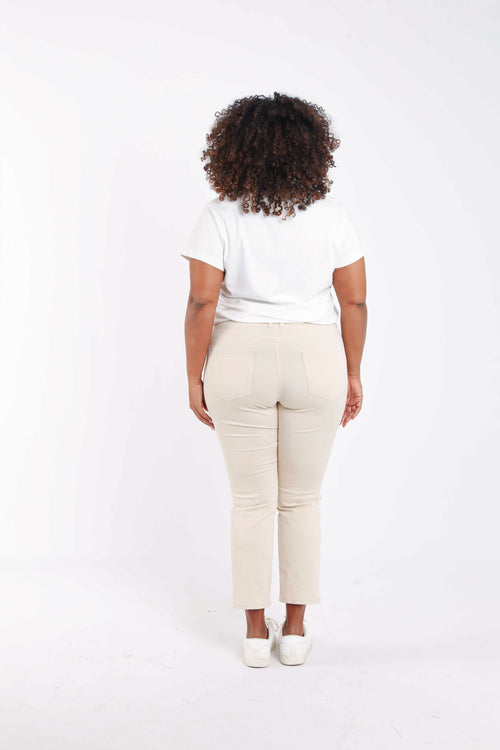 Pantalon slim Louise 7/8-Paprika-1