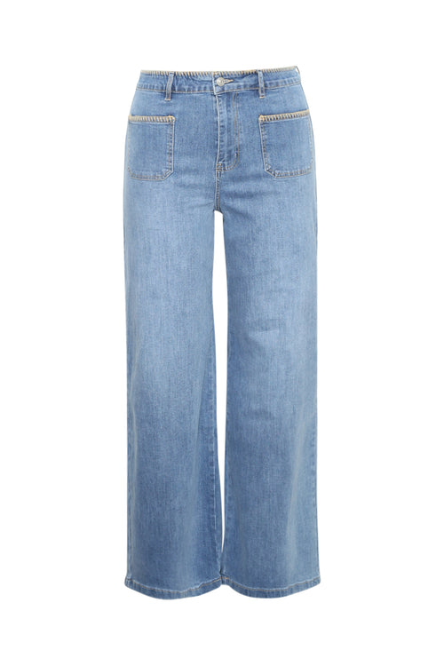 Jeans Elodie mit Taschen und Stickerei-Detail-Paprika-1