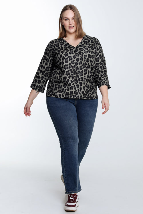 Bluse mit Leopardenmuster-Paprika-8