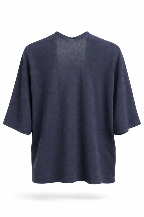 Gilet en viscose uni-Paprika-1