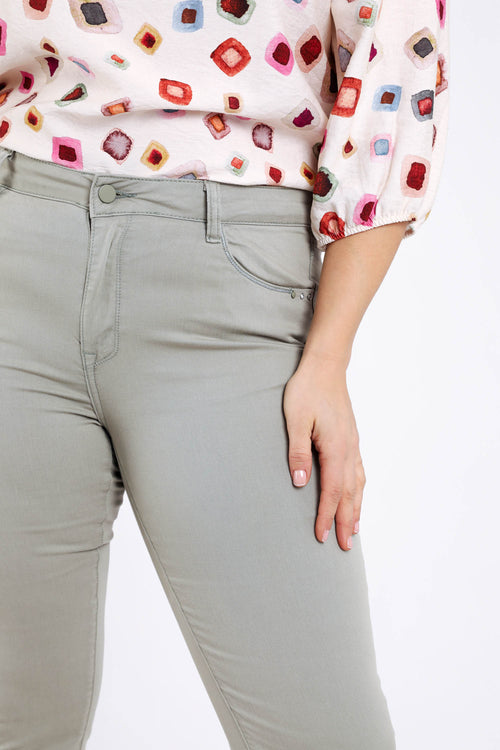 Pantalon slim Louise 7/8-Paprika-3