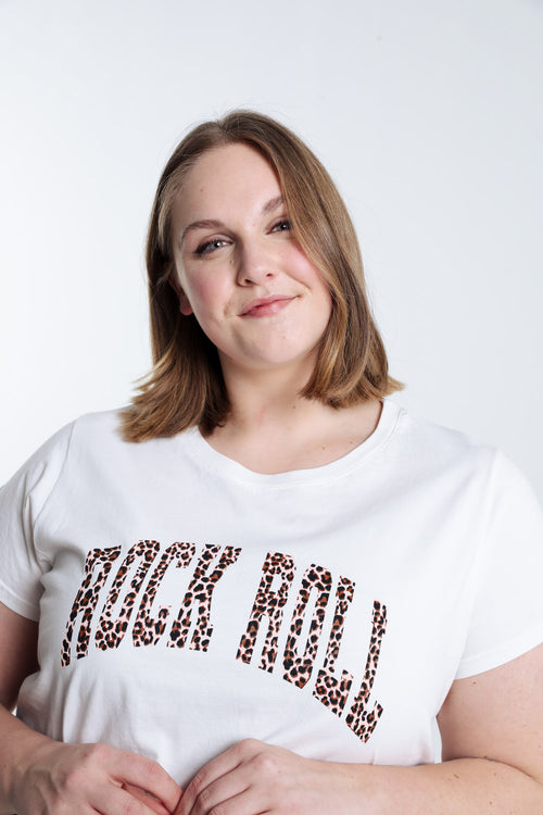 T-Shirt aus Baumwolle Rock Roll-Paprika-4
