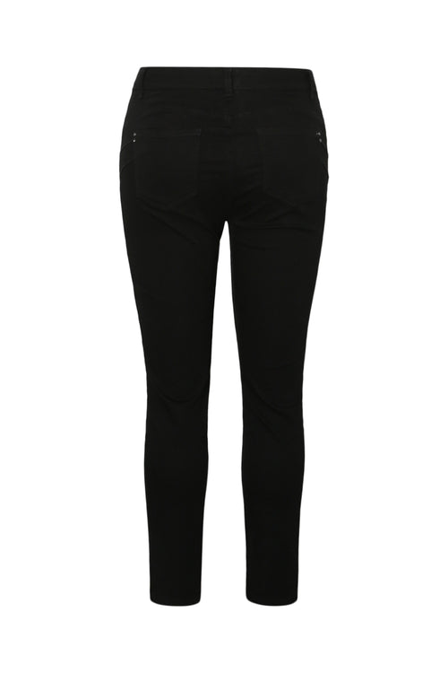 Schlanke 7/8-Hose uni Louise-Paprika-8