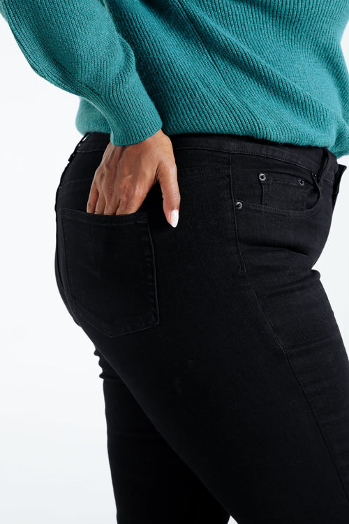 Slim-Fit-Jeans „Louise“ L32 mit 5 Taschen-Paprika-6