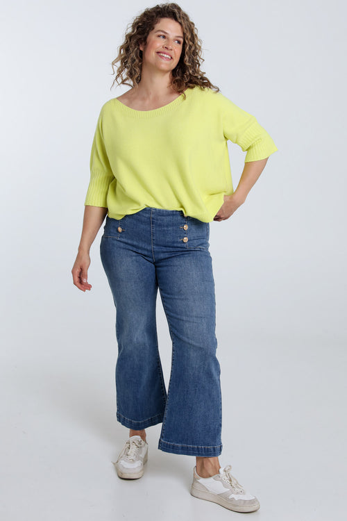 Einfarbiger Pullover mit Bootsausschnitt-Paprika-8