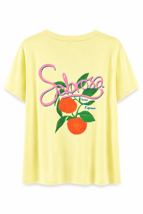 T-shirt en coton imprimé oranges-Paprika-2