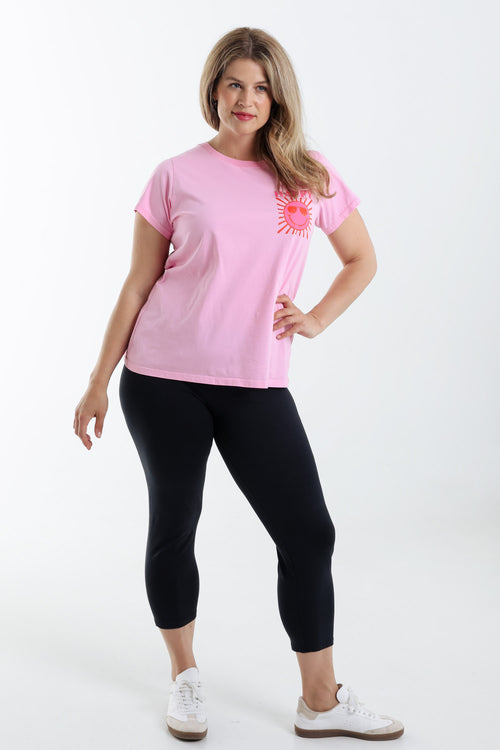 3/4 Leggings aus Bio-Baumwolle-Paprika-6