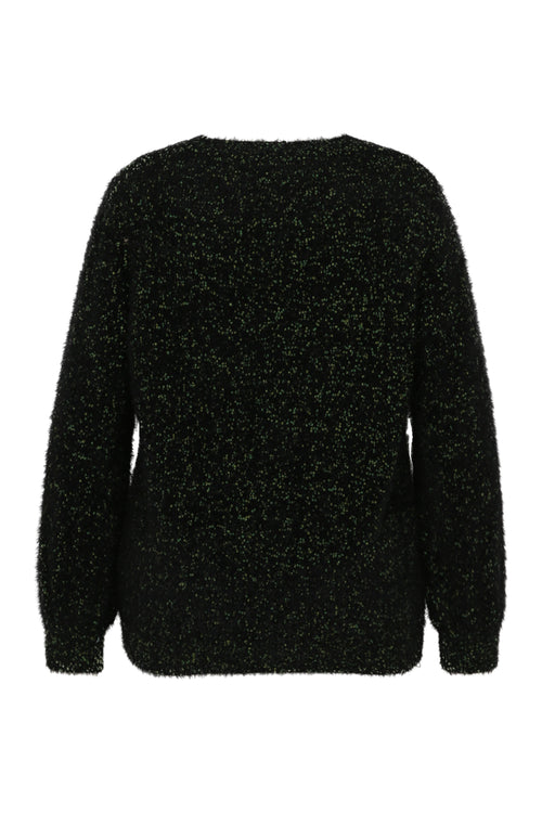 Schlichter Popcorn-Strickpullover-Paprika-11