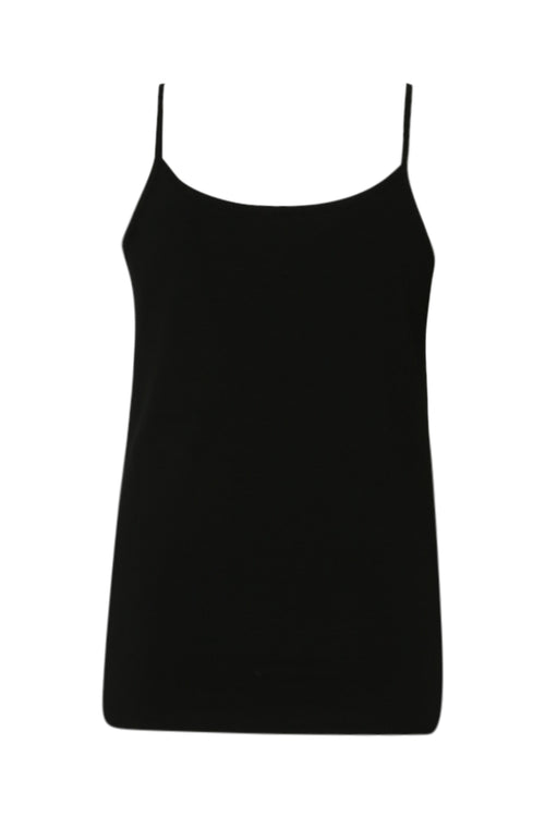 Tanktop mit feinen Trägern aus einfarbiger Viskose-Paprika-11