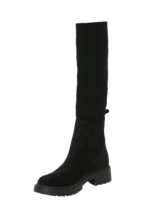Bottes 2 en 1 en tricot-Paprika-1