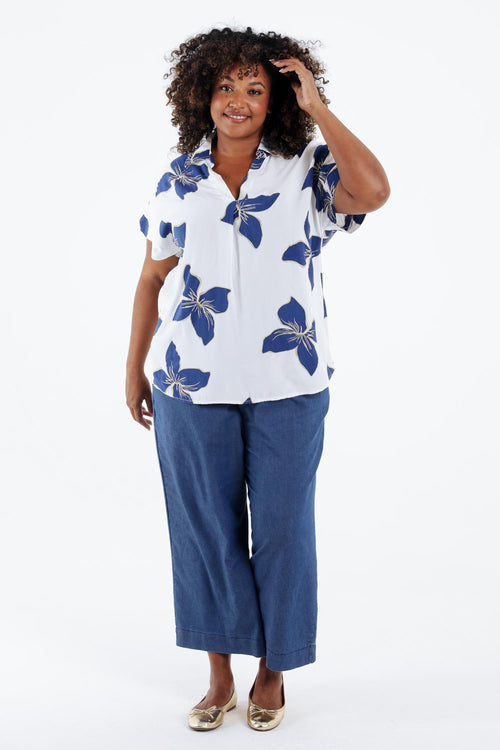 Bluse aus bedruckter Viskose-Paprika-9