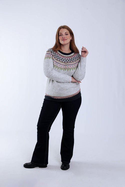 Pullover mit Jacquardmuster-Paprika-6