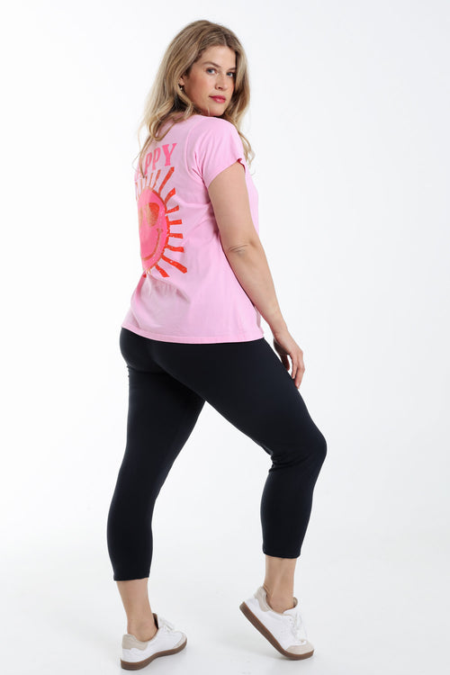 Legging 3/4 en coton bio-Paprika-2