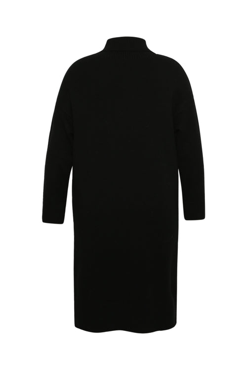 Robe pull unie-Paprika-2