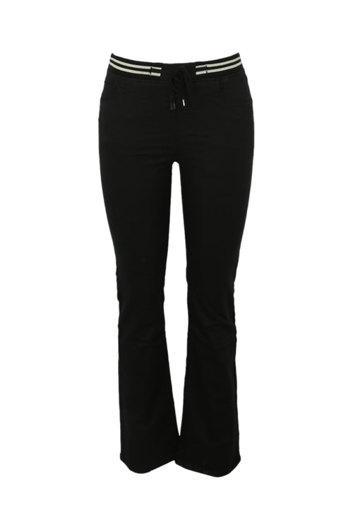 Gerade geschnittene, unifarbene Jeggings „Mia“ L32 mit Mesh-Sportgürtel-Paprika-10