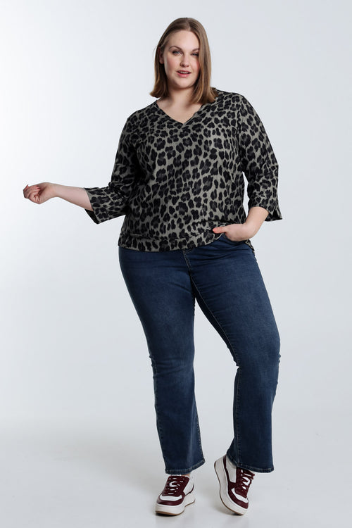 Bluse mit Leopardenmuster-Paprika-7