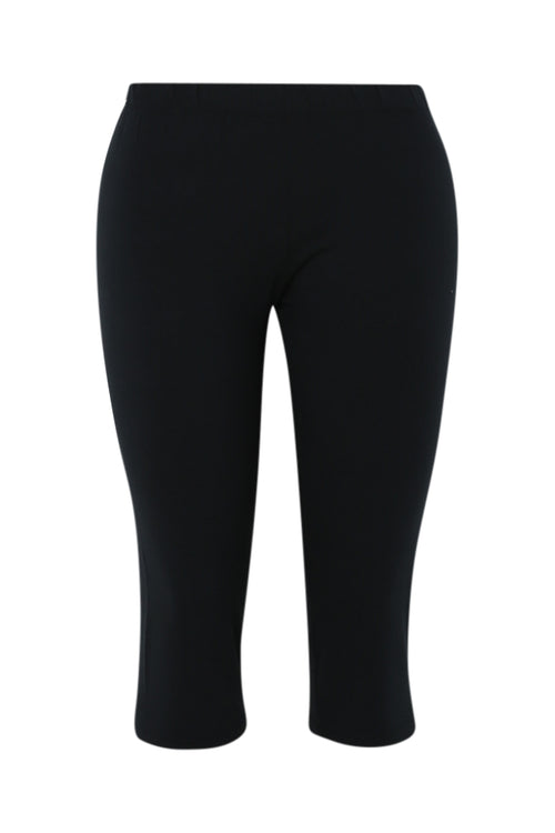 Legging aus einfarbigem Baumwollstoff-Paprika-1