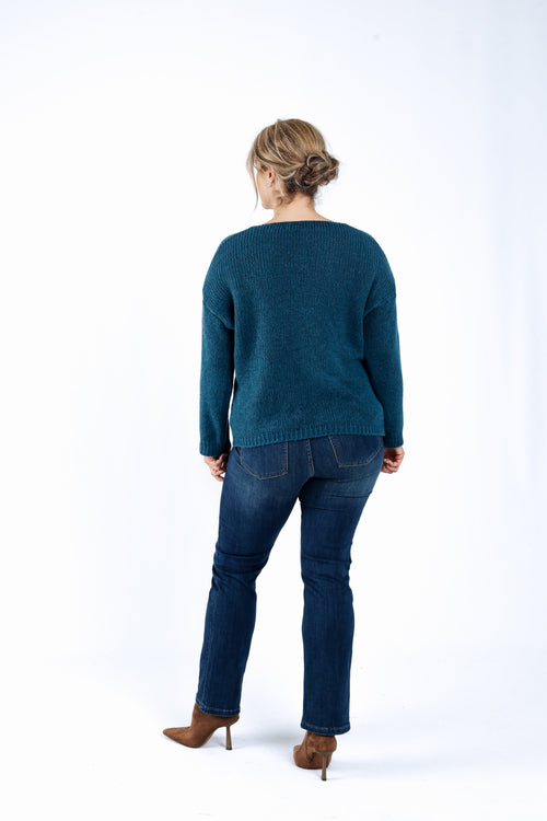 Pullover mit Lebensbaum-Motiv-Paprika-1