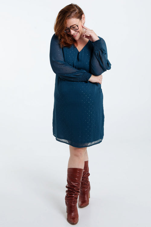 Kurzes, einfarbiges Kleid mit Schulterausschnitten-Paprika-7