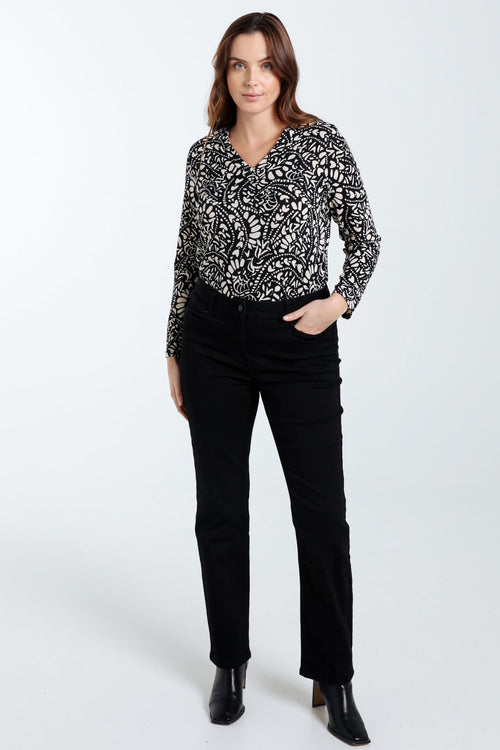 Pantalon droit Mia L32-Paprika-7