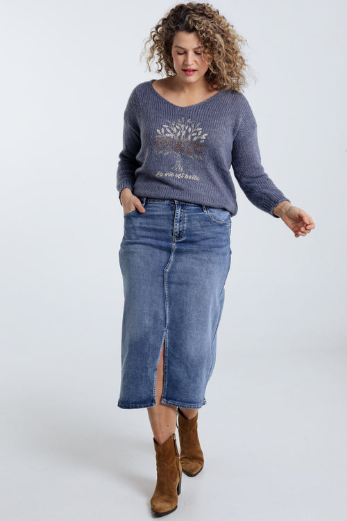 Pullover mit Baum-des-Lebens-Print-Paprika-8