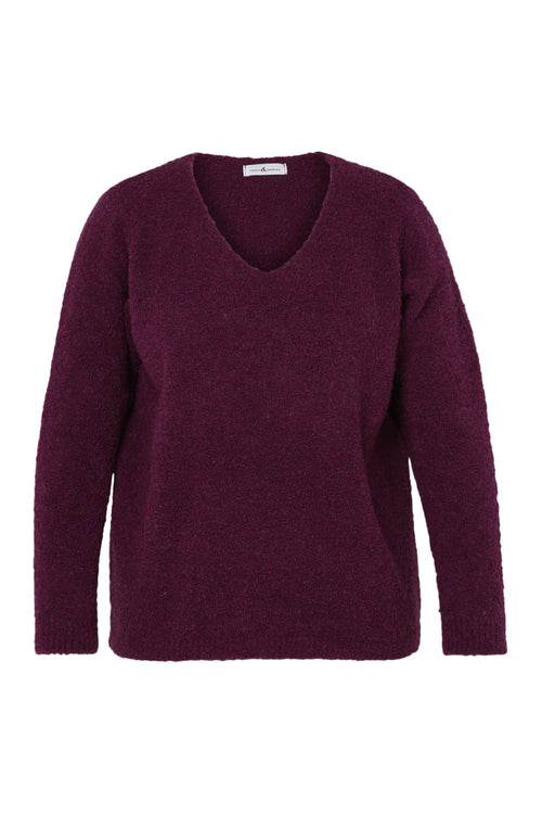 Schlichter Pullover aus Schlingenstrick-Paprika-10