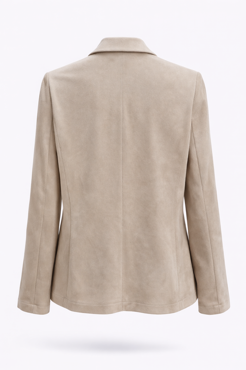 Uni-Blazer mit Wildlederoptik-Paprika-2