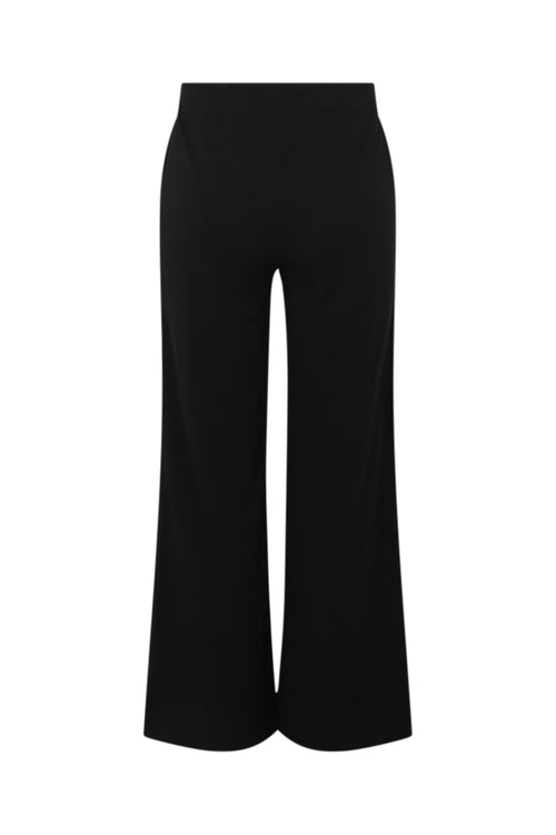 Unifarbene, gerade geschnittene Hose mit Halbgürtel und goldfarbener Schnalle-Paprika-11