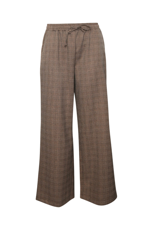 Karierte Hose mit Lurex-Paprika-1